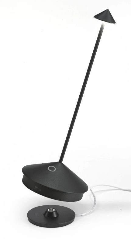 Table Lamp-Black-LED Cone