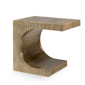 Side Table-Antique Brass-L