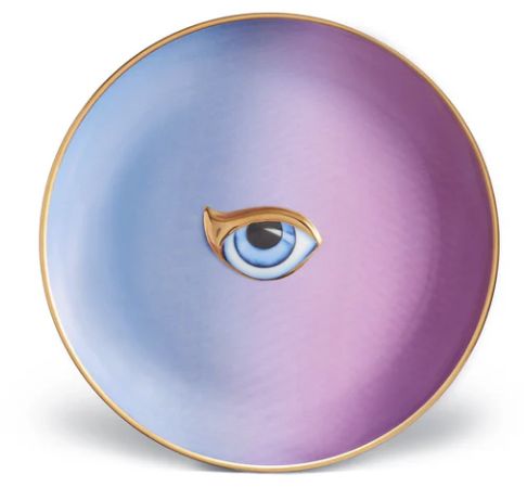 Plate-Blue/Purple-Canape