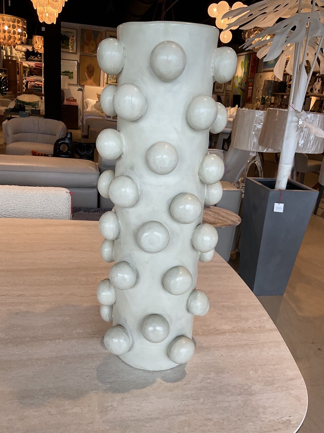 Vase-Eggshell-Tall