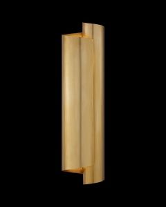 Sconce-Rubbed Brass-Wrapped