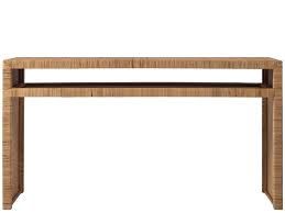 Console Table-Wrapped Rattan