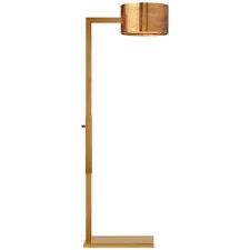 Floor Lamp-Bronze/Antique Brass-Frosted Glass