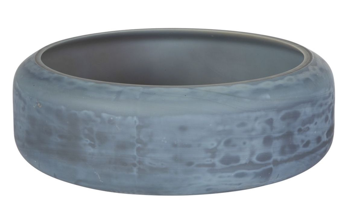 Bowl-Acqua Blue/White-Layers