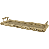 Tray-Natural Braided-Rectangular
