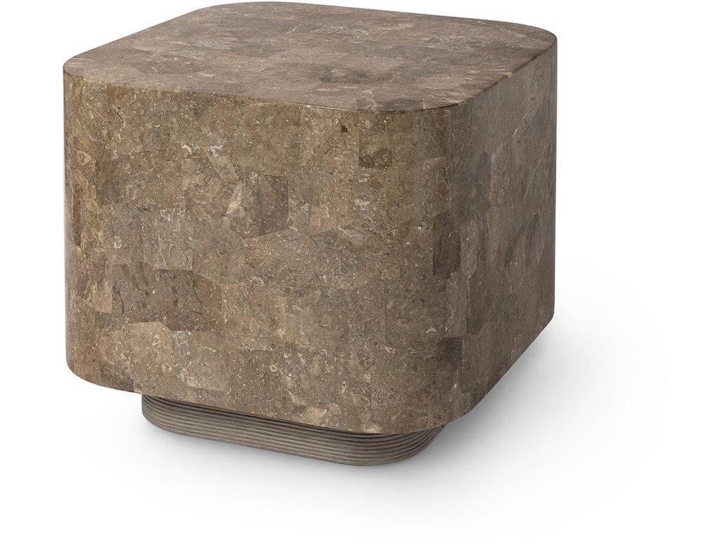 Side Table-Mocha-Inlaid