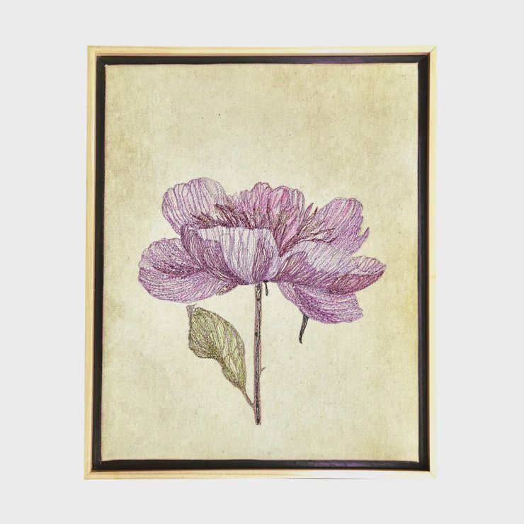 Thread Art-Peony