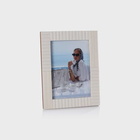 Frame-Ribbed Ivory-5x7