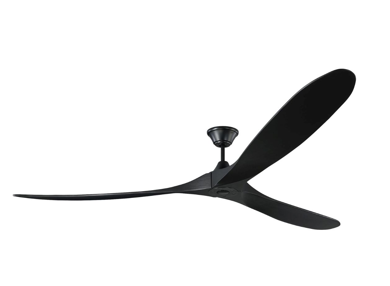 Ceiling Fan-Black-88in