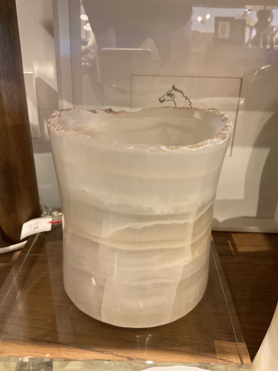 Vase-Nacar Cylinder-8Dia x 8H