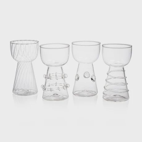 Vase-Clear Glass-4 Types