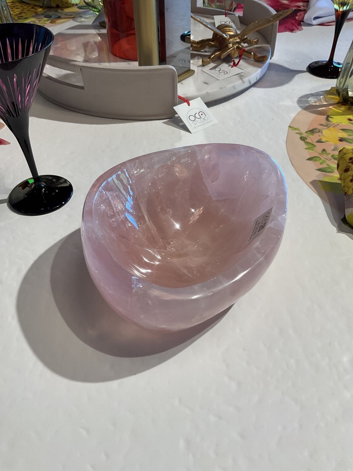 Bowl-Rose Quartz