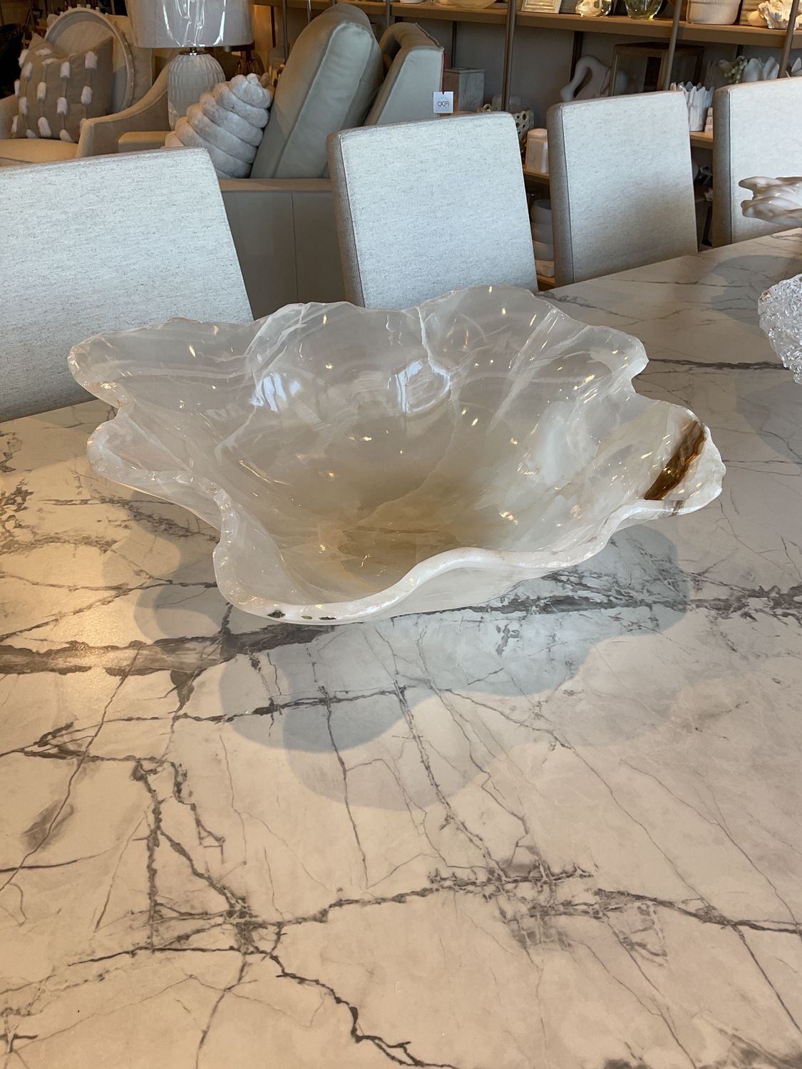 Bowl-Onyx Crystalline-22in Dia