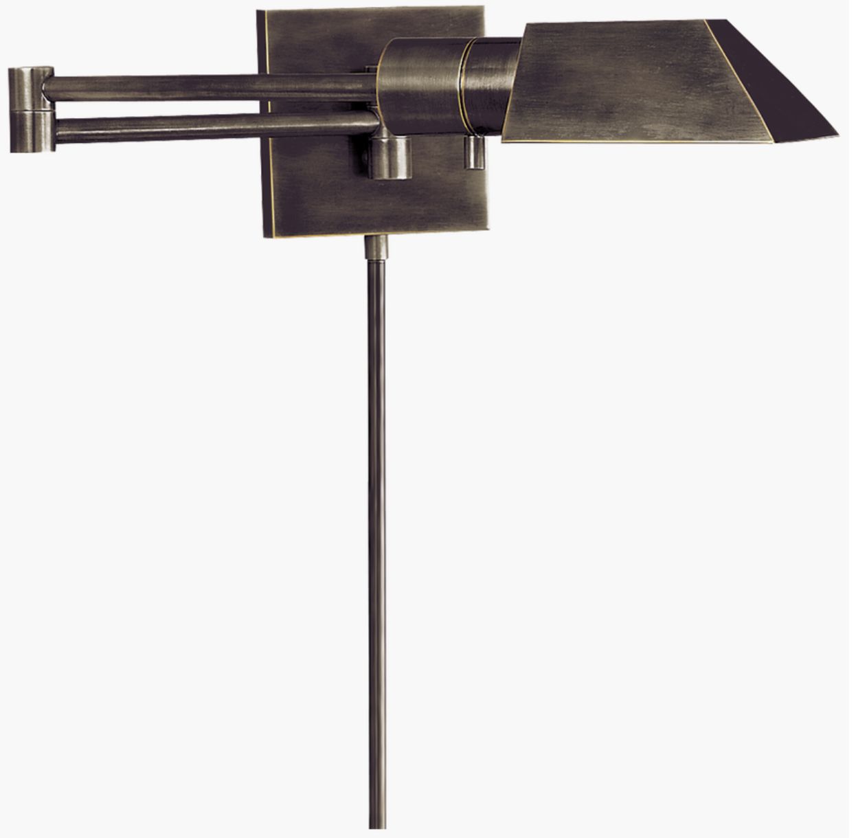 Wall Lamp-Bronze-Swing Arm