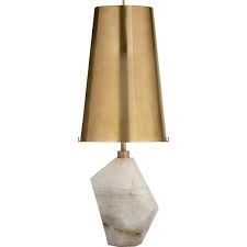 Table Lamp-Faceted Quartz/Brass