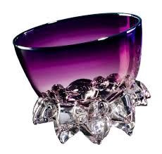 Vase-Plum Purple-Jagged Base