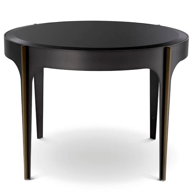 Side Table-Bronze/Bevelled Glass