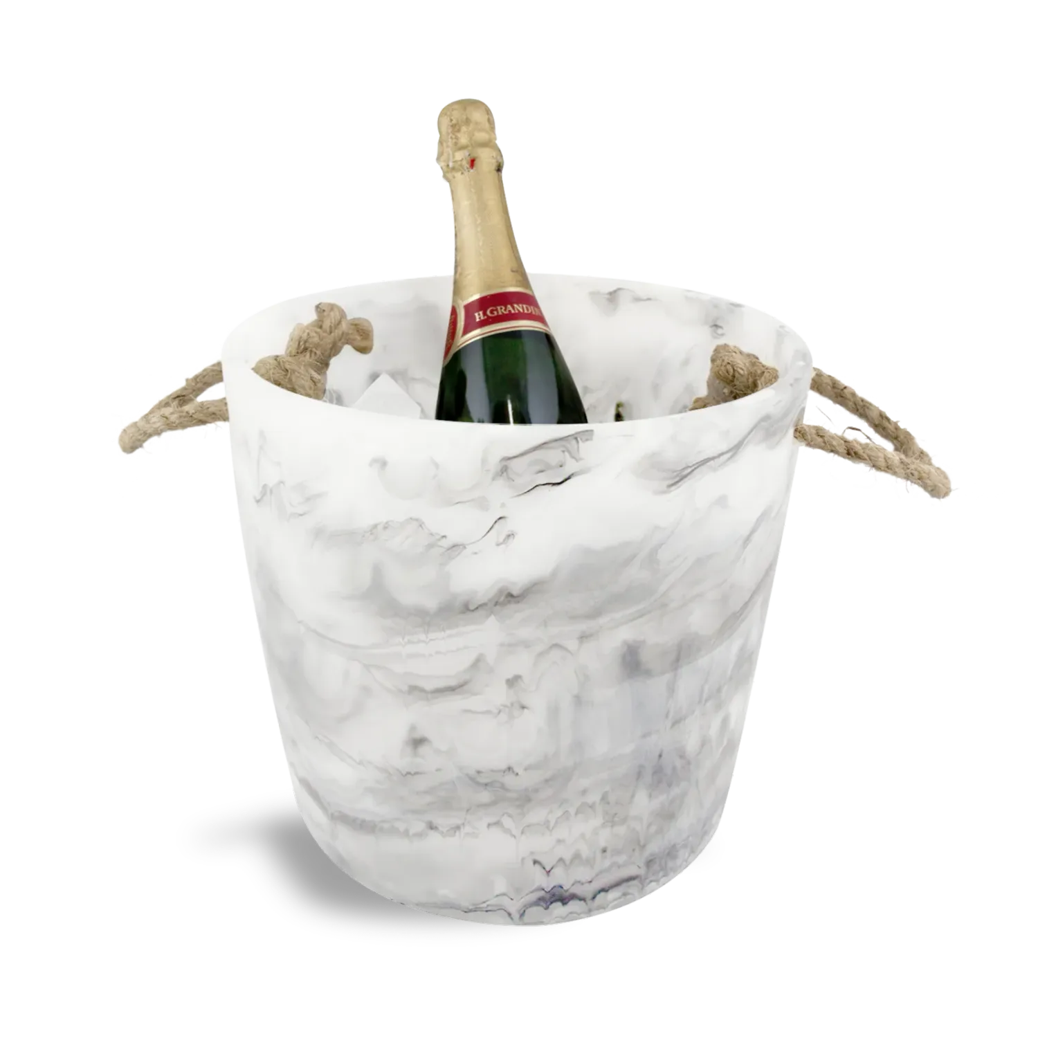Ice Bucket-White Swirl