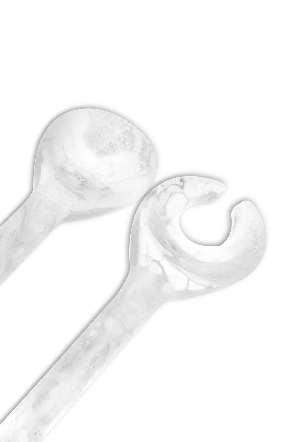 Servers-Classical 2 pc-White Swirl