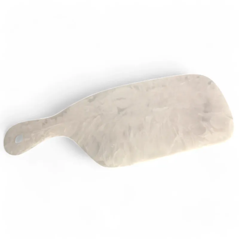 Cheese Board-White Swirl