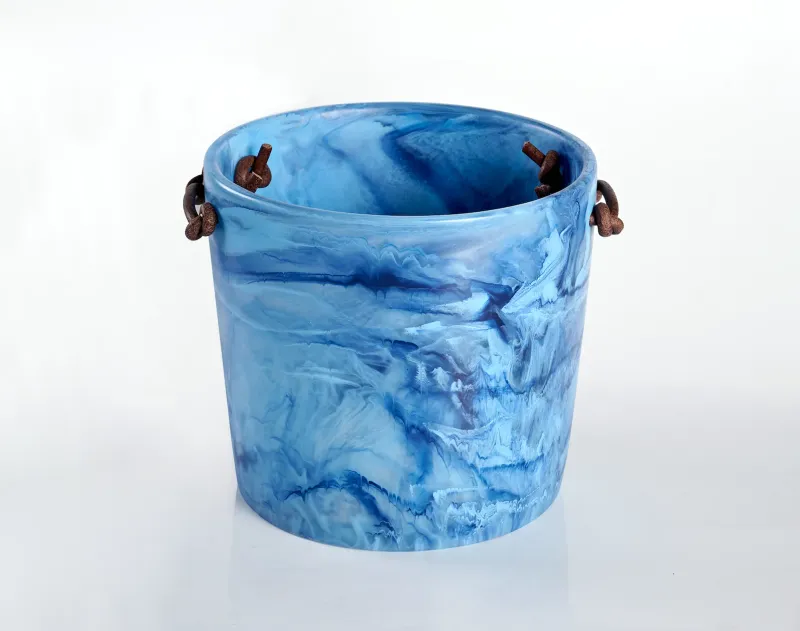 Ice Bucket-Denim-Swirl