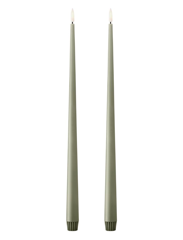 Candle-Artichoke-Tapered-Set of 2