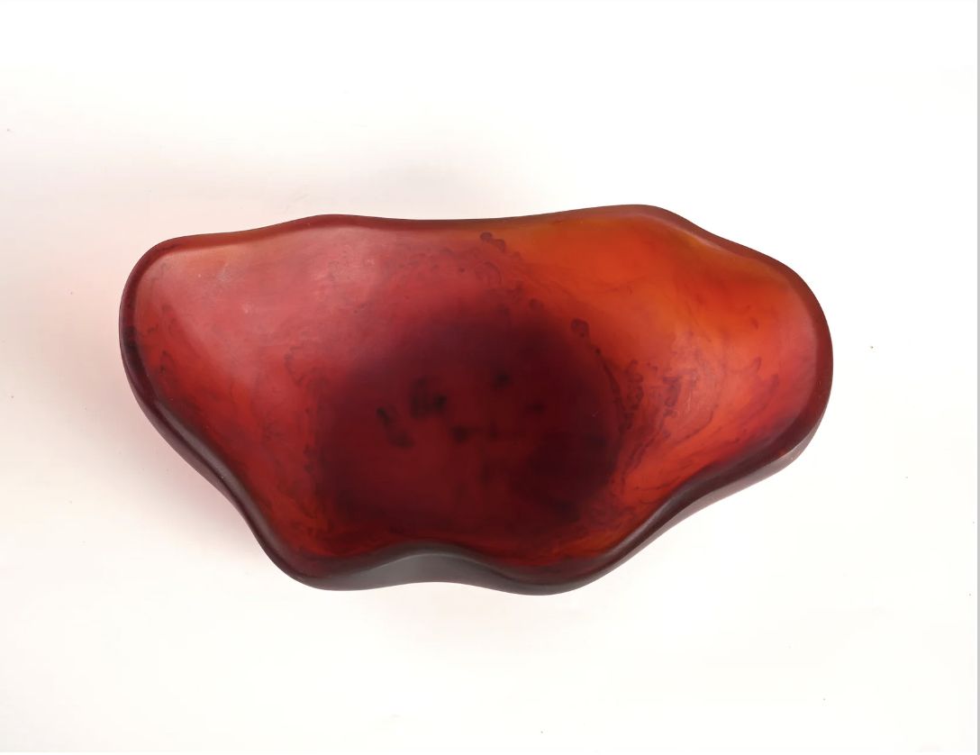 Bowl-Tortoise Swirl-Triangle