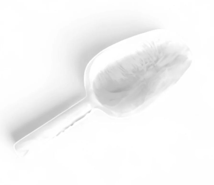 Ice Scoop-White Swirl