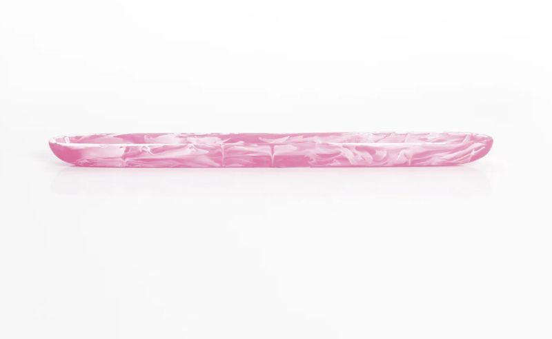 Tray-Olive-Pink Swirl