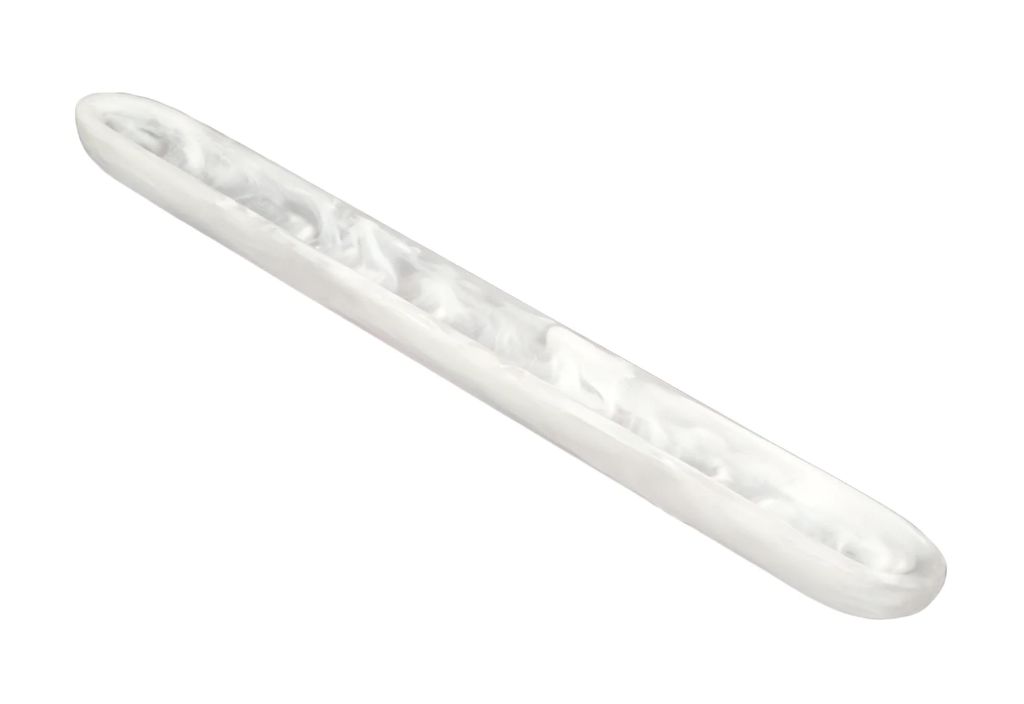 Tray-Olive-White Swirl