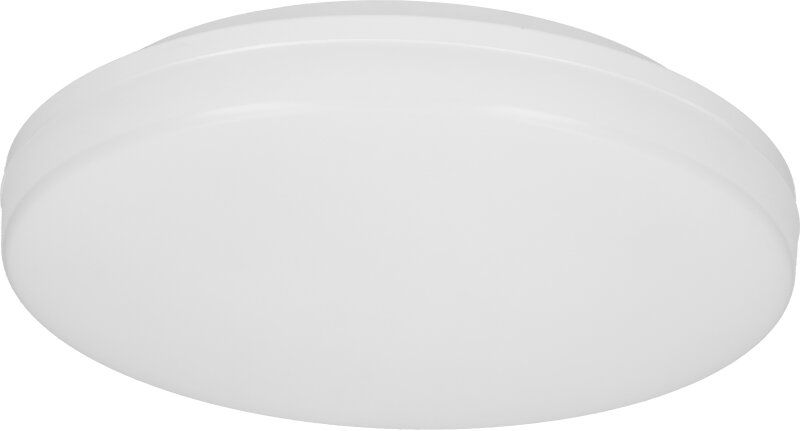 LED-Decken-/Wandleuchte FLAT, 18W, 230V, 1900lm, 3000K, Ø278mm, IP54, weiss