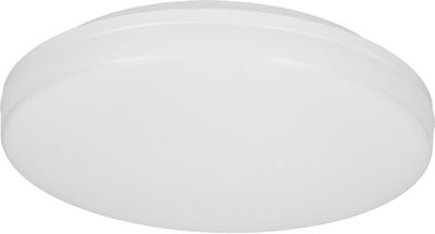 LED-Decken-/Wandleuchte FLAT, 18W, 230V, 1900lm, 3000K, Ø278mm, IP54, weiss