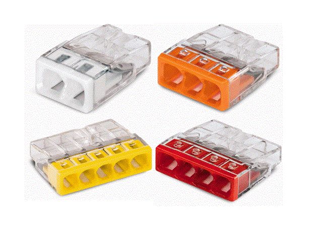 100Stk.  Steckklemme WAGO  0.5…2.5mm² 24A Dosenklemmen