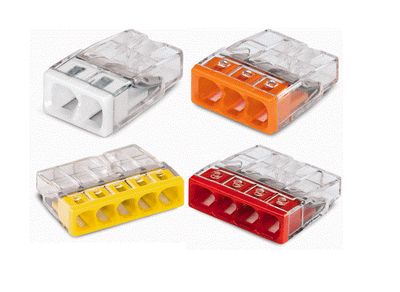 100Stk.  Steckklemme WAGO  0.5…2.5mm² 24A Dosenklemmen