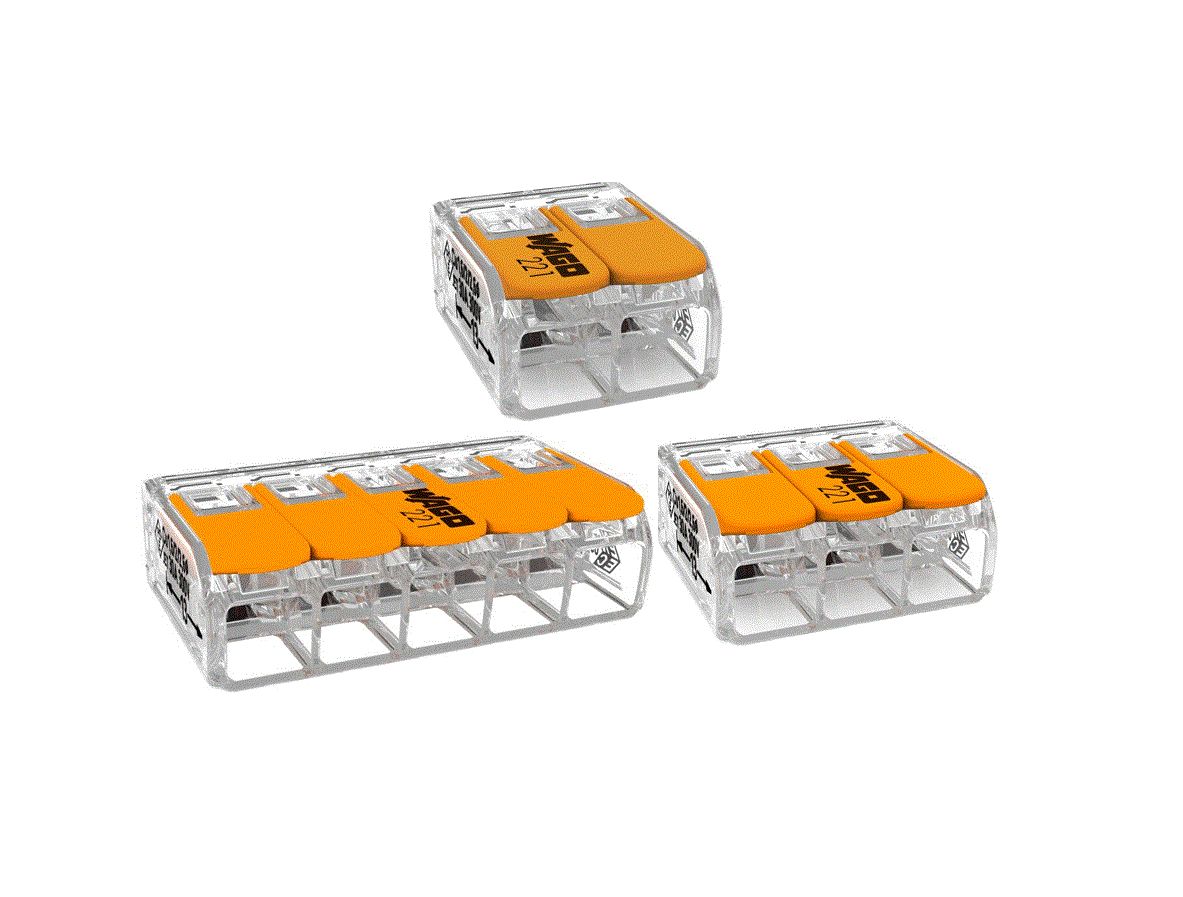Dosenklemme COMPACT Serie 221  0.5…6mm²