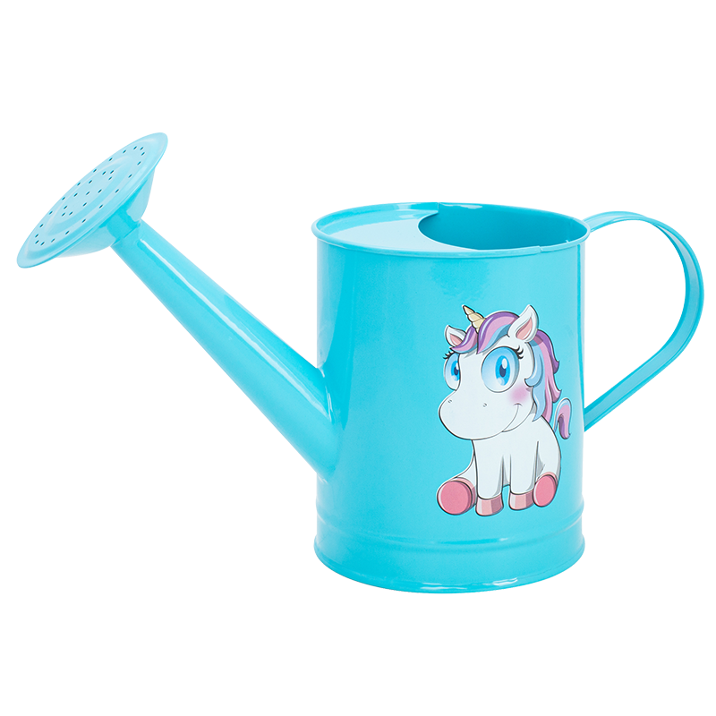 Konewka Jednorożec dla Dzieci Greenmill 1,5L Niebieska Metalowa – Bajkowy Design