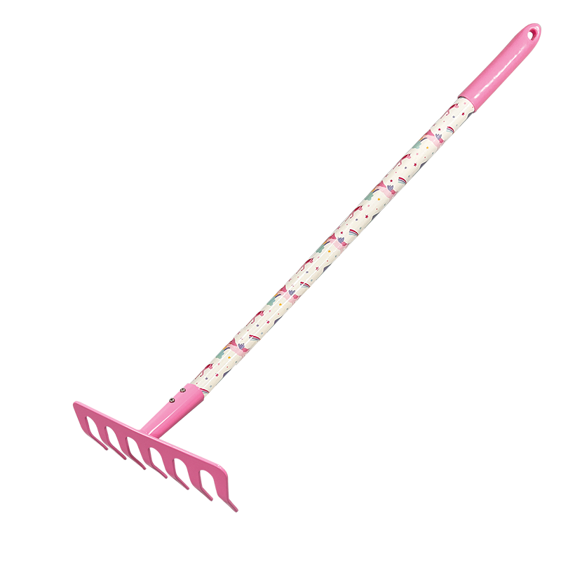 Grabki dla dzieci – Różowe z motywem jednorożca 🦄 | Lekkie i wygodne do ogrodu Grabki dla dzieci – Różowe z motywem jednorożca 🦄 | Lekkie i wygodne do ogrodu