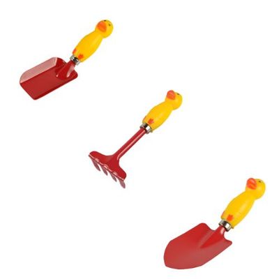 🌿 Kolorowe narzędzia ogrodowe dla dzieci Greenmill 🦆 Zestaw Kaczuszka – grabki, szpadelek, łopatka 🌸 🌿 Kolorowe narzędzia ogrodowe dla dzieci Greenmill 🦆 Zestaw Kaczuszka – grabki, szpadelek, łopatka 🌸