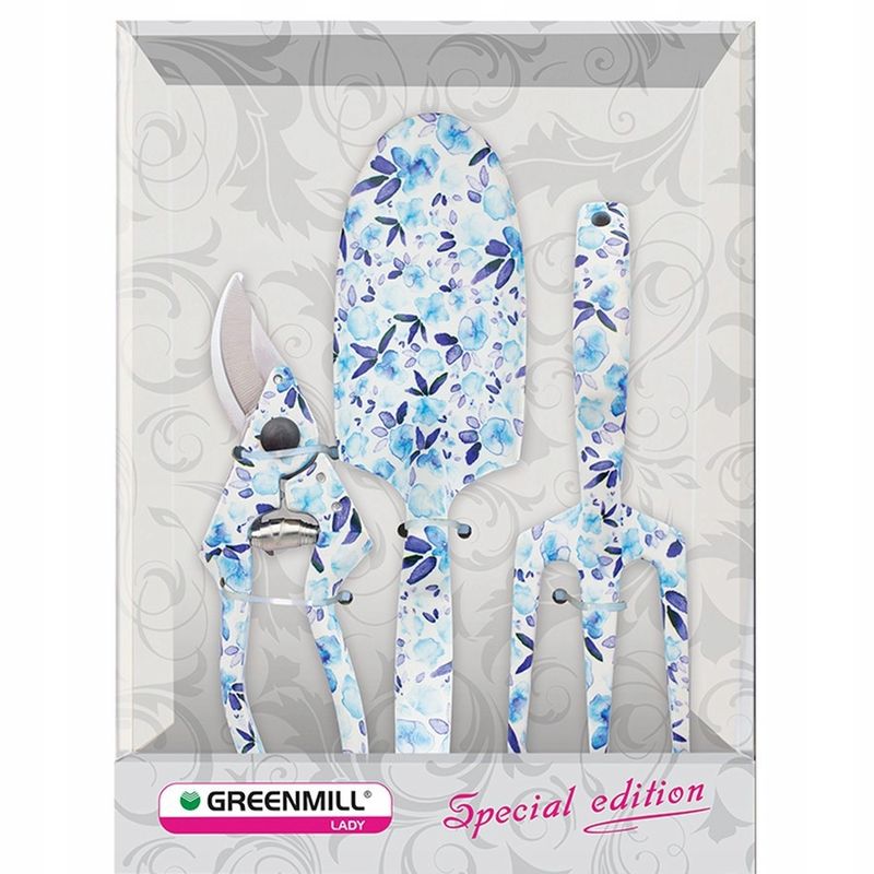 🌿 Zestaw Narzędzi Ogrodowych 3w1 🌸 Niebieski Kwiatowy 🌼 Sekator + Łopatka + Pazurki – Aluminiowy 🌿 Zestaw Narzędzi Ogrodowych 3w1 🌸 Niebieski Kwiatowy 🌼 Sekator + Łopatka + Pazurki – Aluminiowy