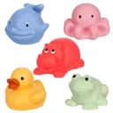 Zabawki do Kąpieli 5szt Pastelowe TULLO Rozwój Sensoryczny