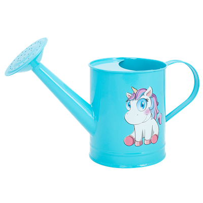 Konewka Jednorożec dla Dzieci Greenmill 1,5L Niebieska Metalowa – Bajkowy Design