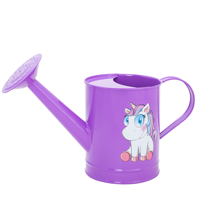 Konewka Jednorożec dla Dzieci Greenmill 1,5L Fioletowa Metalowa – Bajkowy Design