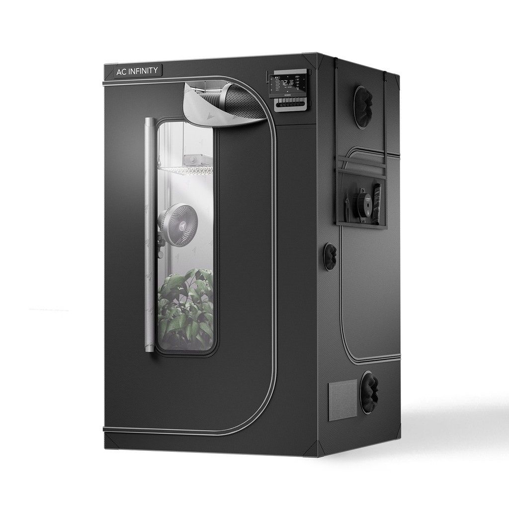 CLOUDLAB 844, Advance Grow Tent 4x4, Thickest 1 in. Poles and 2000D Canvas, Highest Reflective Mylar, Largest Zipper Windows, 48&quot; x 48&quot; x 80&quot;