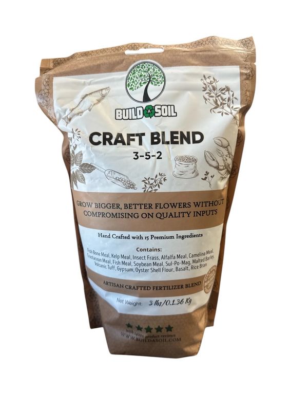 BuildASoil Craft Blend - Nutrient Pack - 3lb Bag