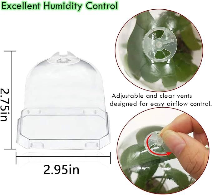 3&quot; Nursery Pots with Humidity Dome