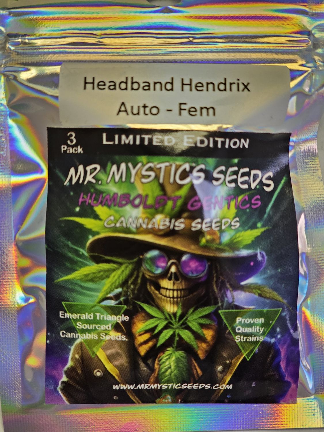 Headband Hendrix - 3 Feminized Auto Flower Seeds