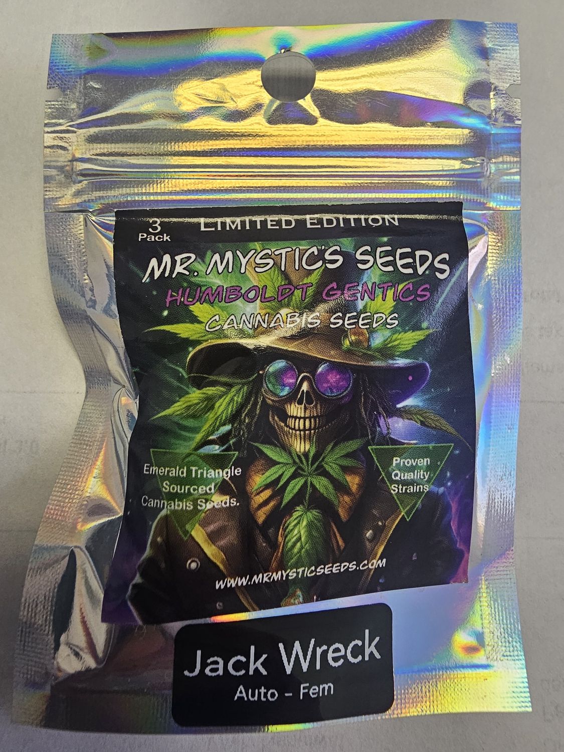 Jack Wreck - 3 Feminized Auto Flower Seeds
