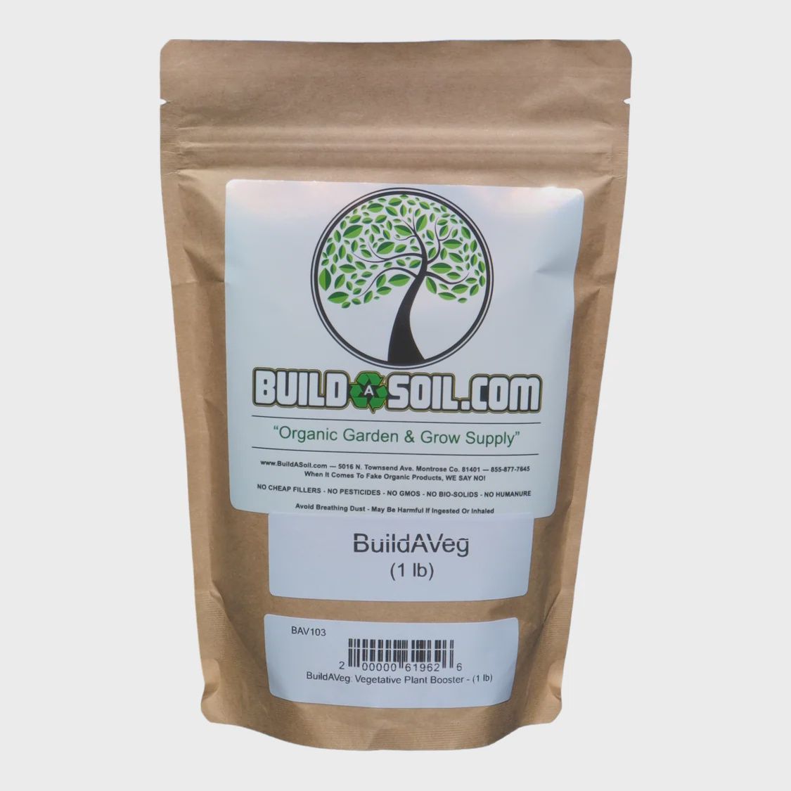 BuildAVeg: Vegetative Plant Booster by BuildASoil - 1lb Bag