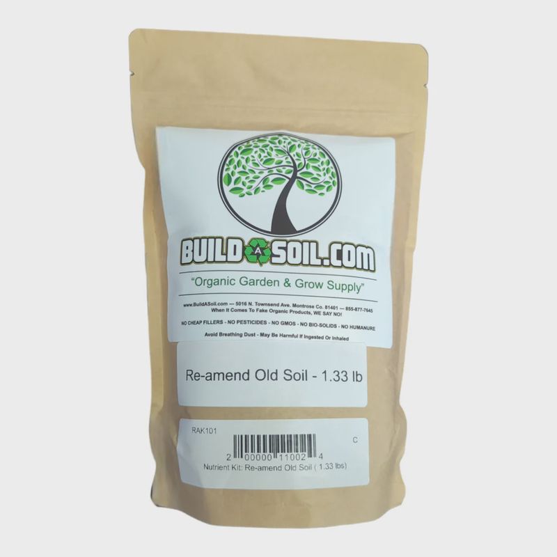 Nutrient Kit: Re-amend Old Soil - 8lb Bag for 6 Cubic Feet of Soil