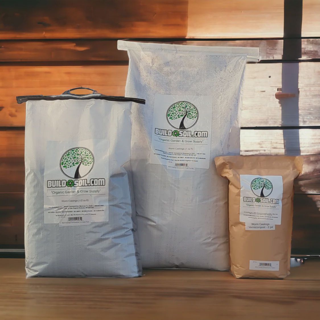 #1 BuildASoil Worm Castings - 2 Gallon Bag